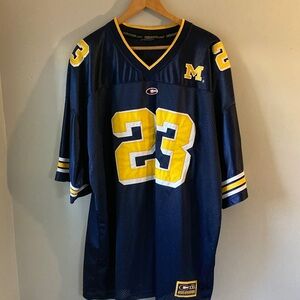 Michigan Colosseum Navy Blue Jersey with Yellow Accents